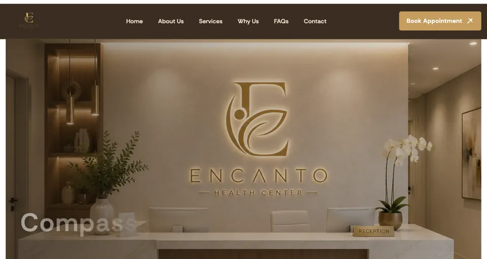 Encanto Health Center website built by Essential Marketing