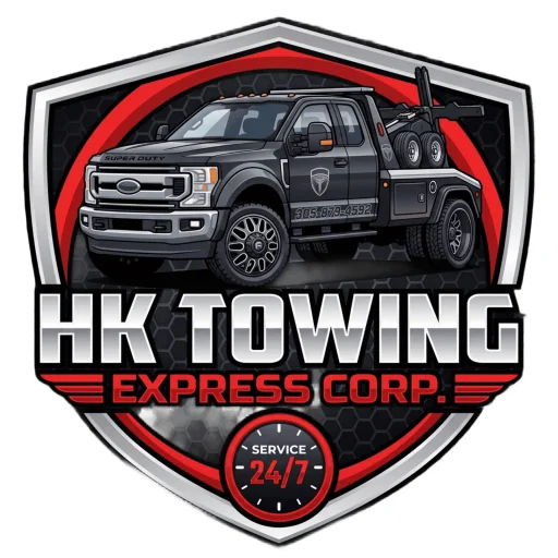 HK Towing Express logo — Essential Marketing client