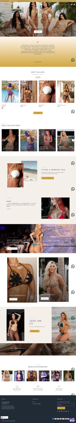 LB Fashion website preview