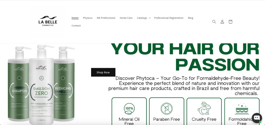 Phytoca California — La Belle Cosmetics distributor storefront